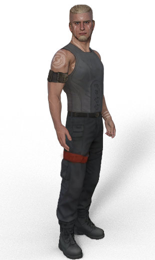 Helo, out of his HULC armor