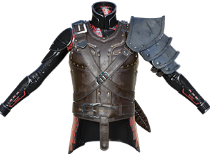 Heavy leather armor (upper; male)