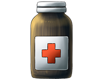 A bottle of generic Ikaanan healing ointment