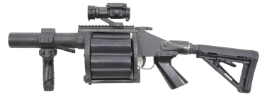 A grenade launcher