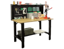 An ammo bench, part of a smithery