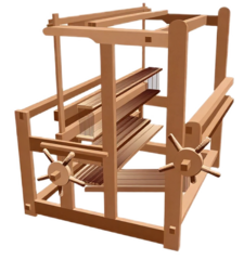 A household loom